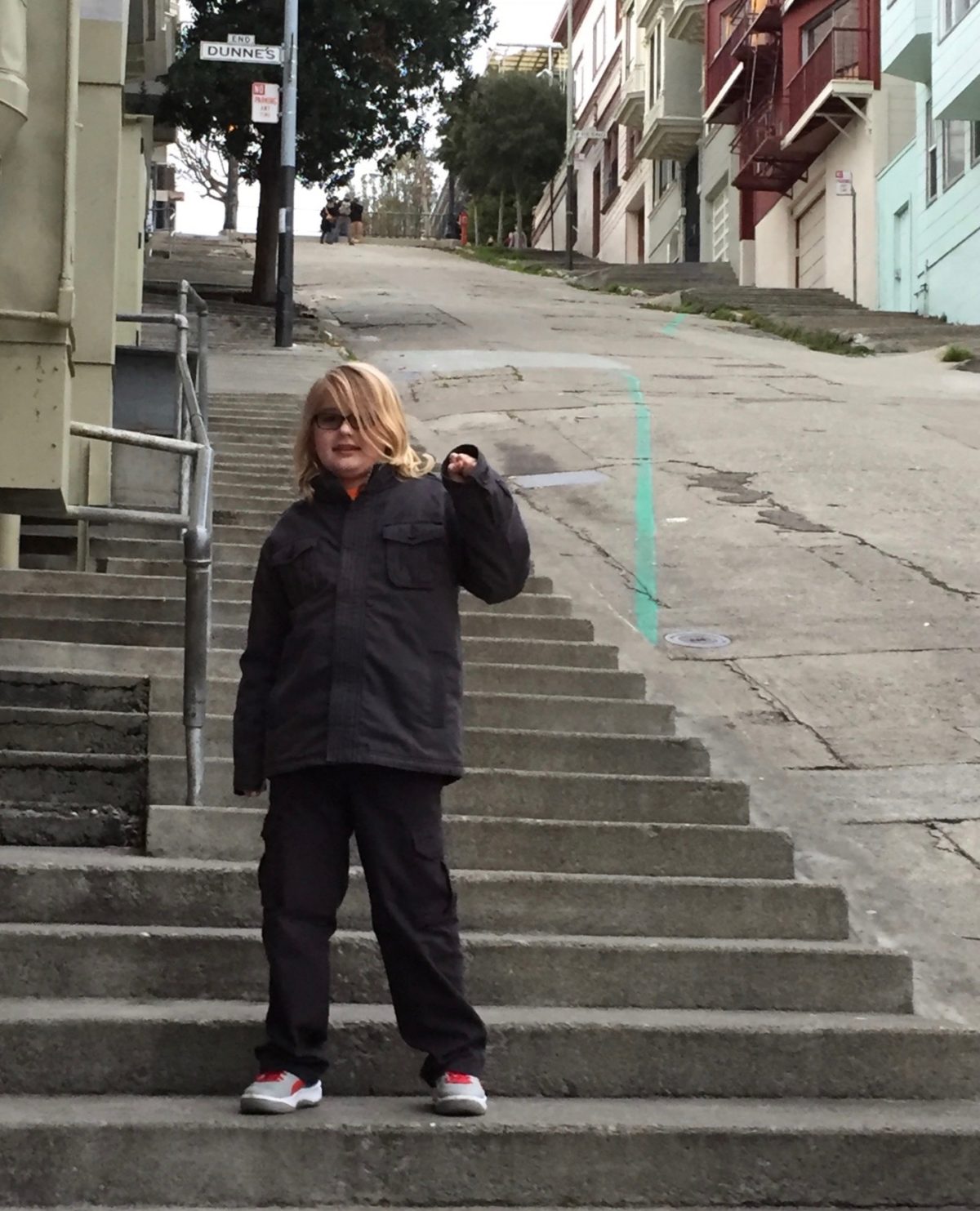 Lachlan enjoying a week in San Francisco