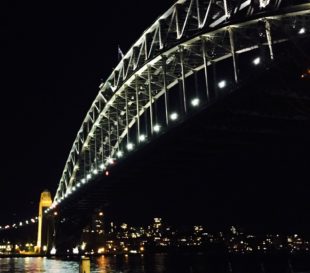 Sydney Harbour Bridge at night