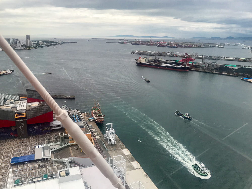 View from the Tempozan Ferris Wheel