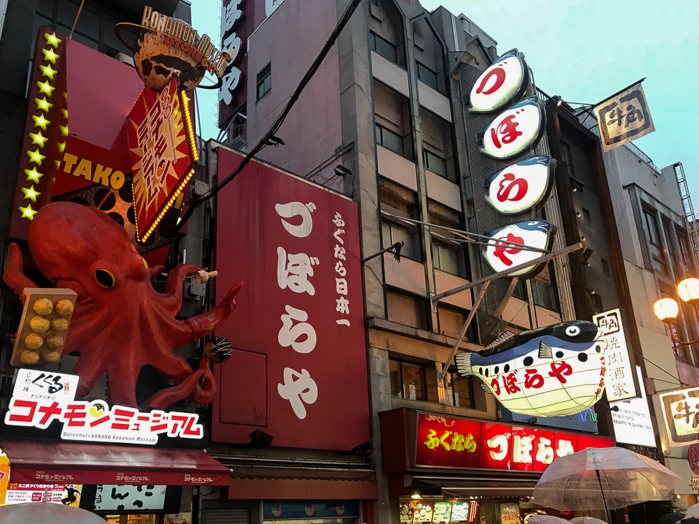 Restaurant Street - Dotonbori, Osaka