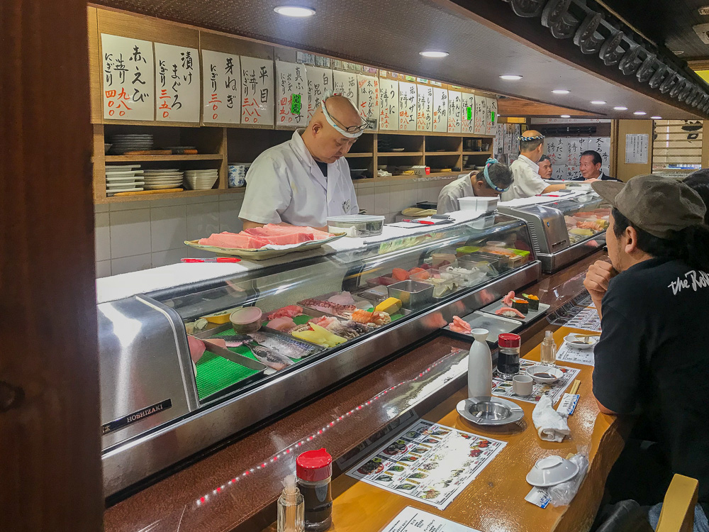 Sushi Restaurant - Dotonbori, Osaka