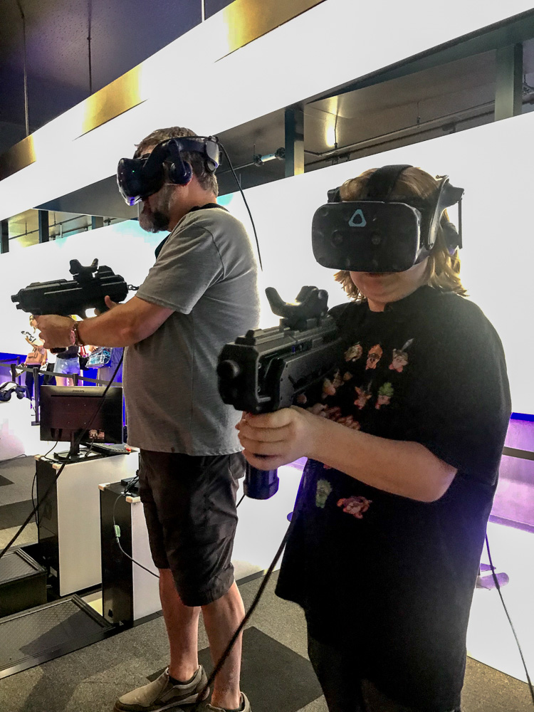Fighting Virtual Reality Aliens