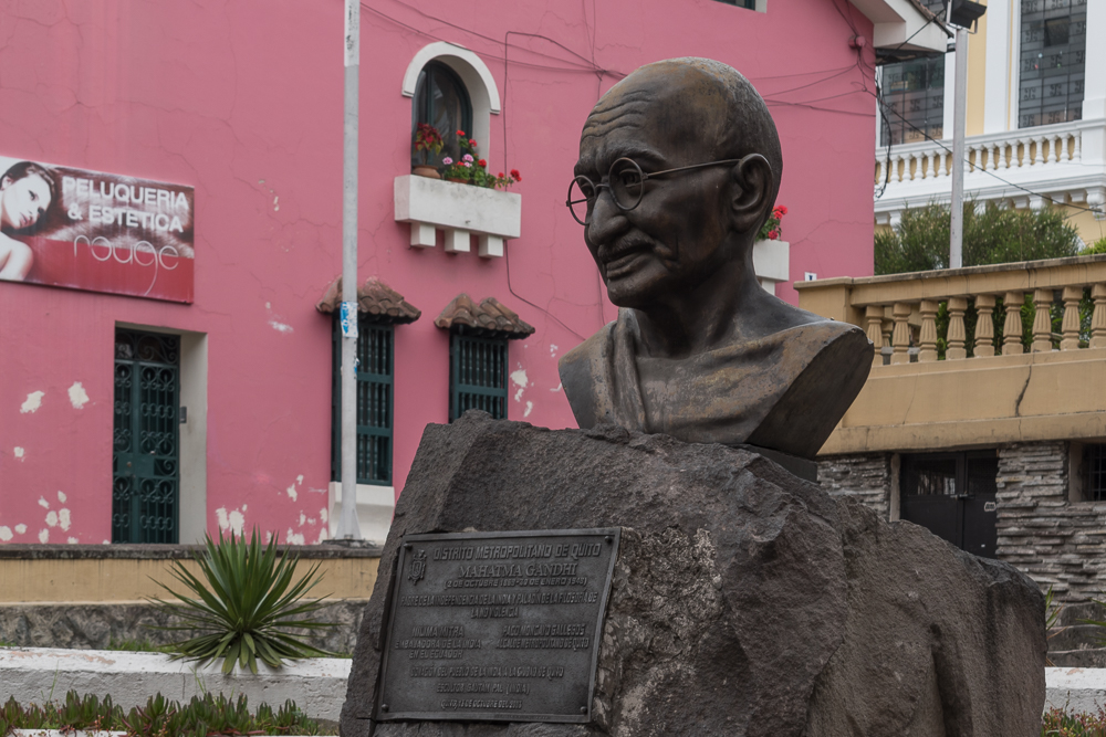 Ghandi memorial - Quito