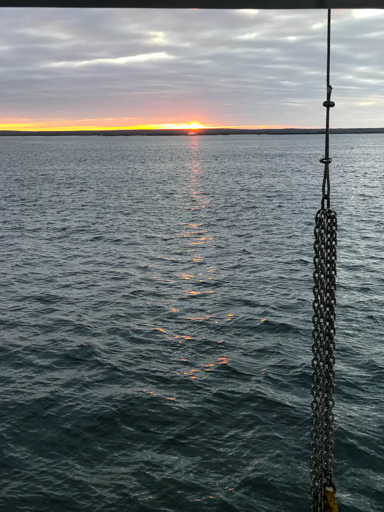 sunset on the Solaris
