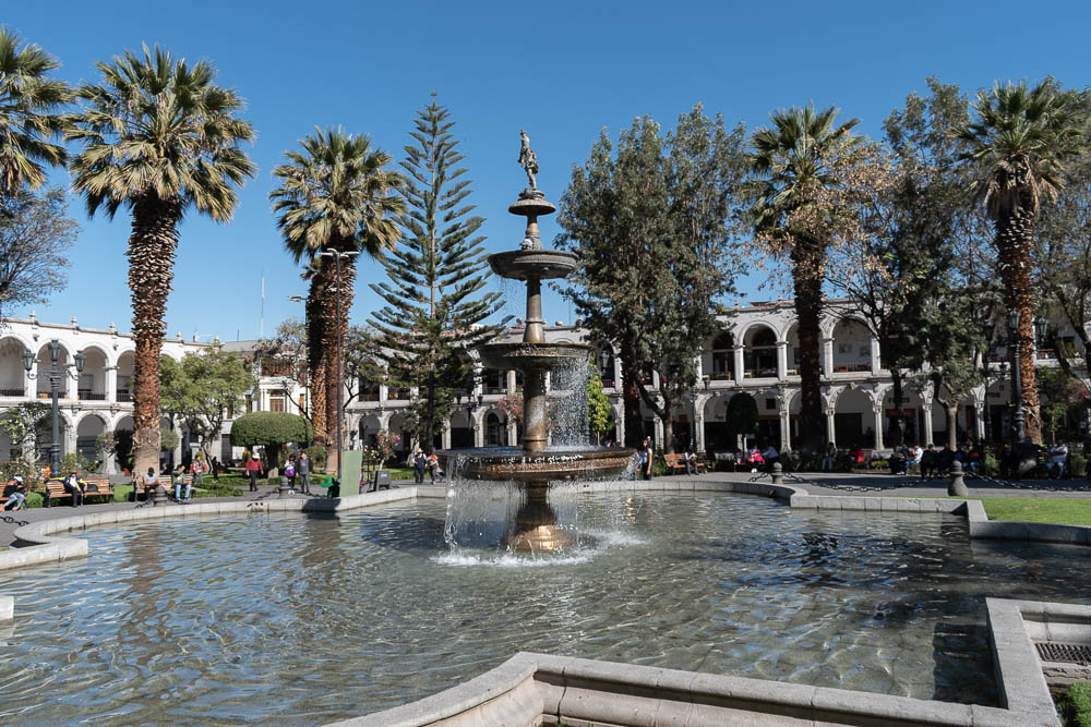 plaza de armas, arequipa