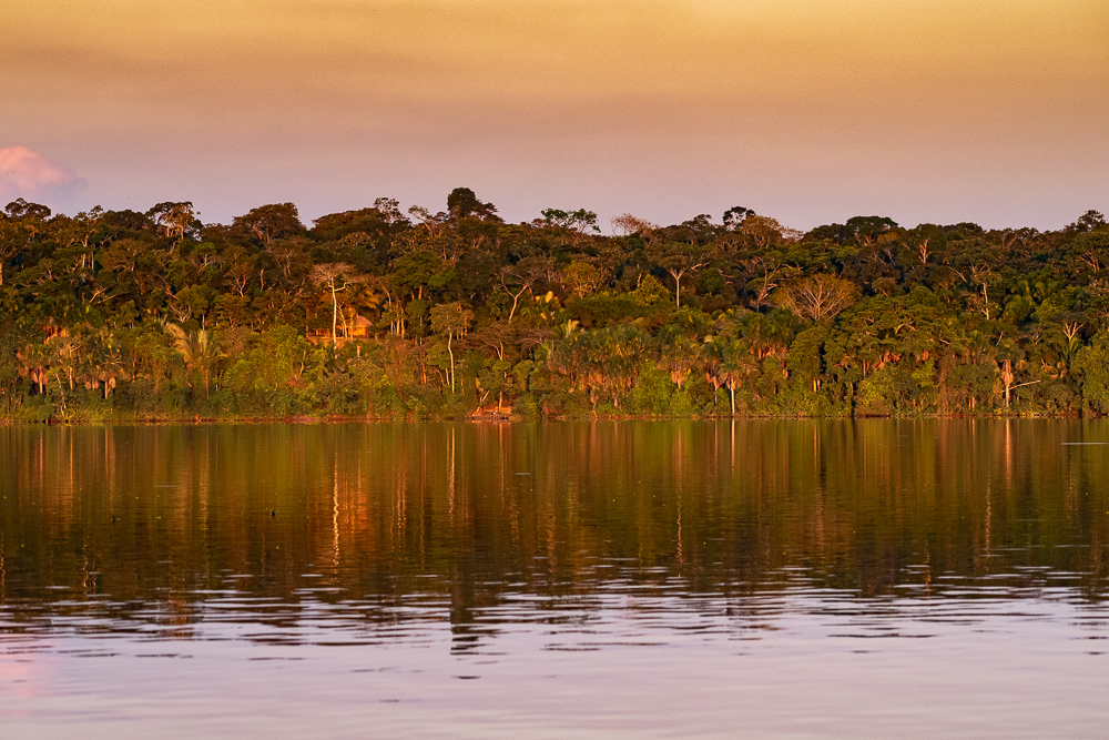 sunset, lake sandoval